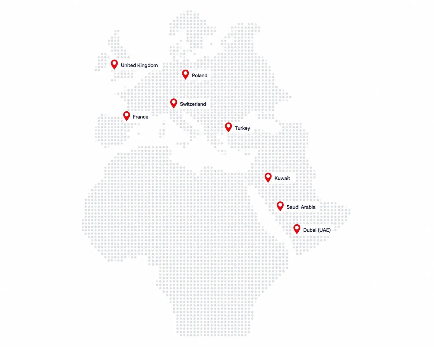 ECQA Europe and Middle East inspection network